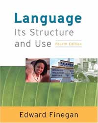 Dust jacket for "Language: Its Structure and Use" (via)